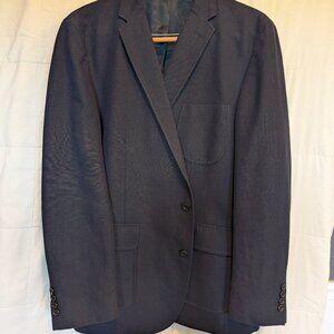 Lands' End Baird McNutt Irish Linen Blazer – Navy – Men's Size 46R